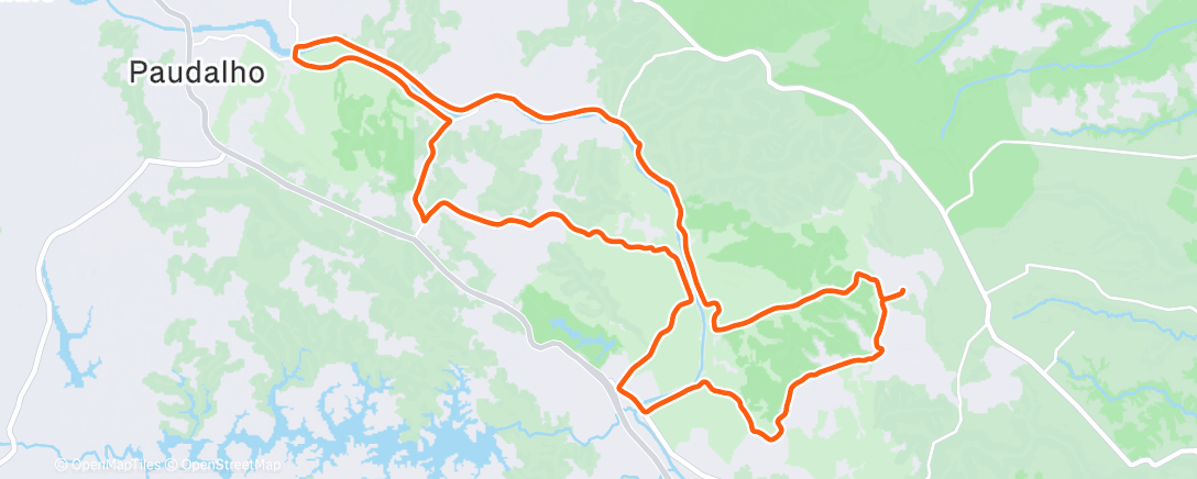 Карта физической активности (Morning Ride)