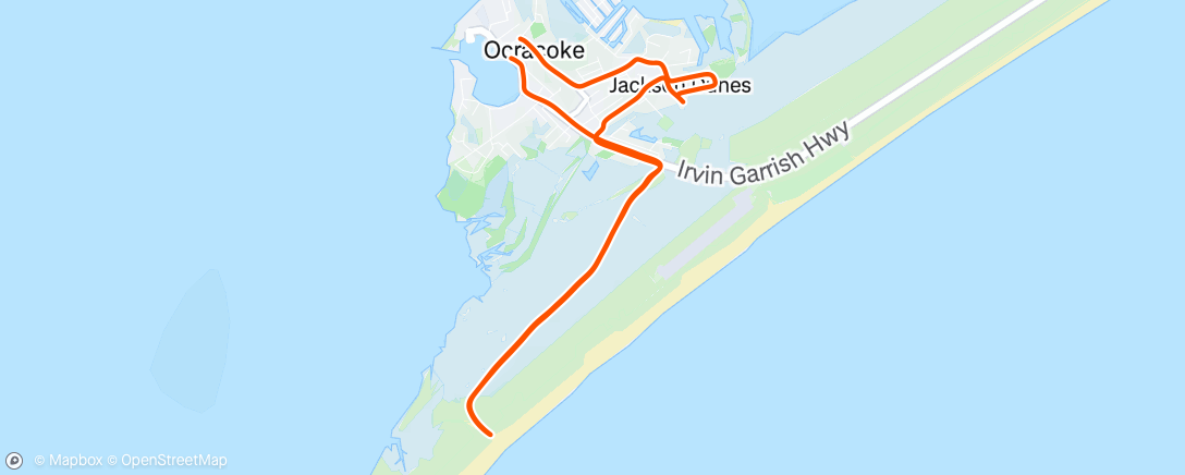 Map of the activity, Morning Run