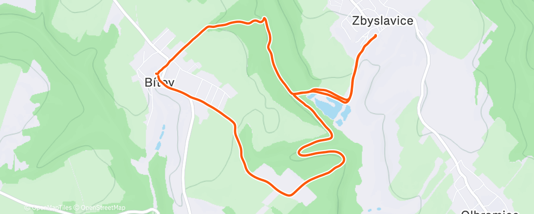 Map of the activity, Vychodit kapra a cukroví