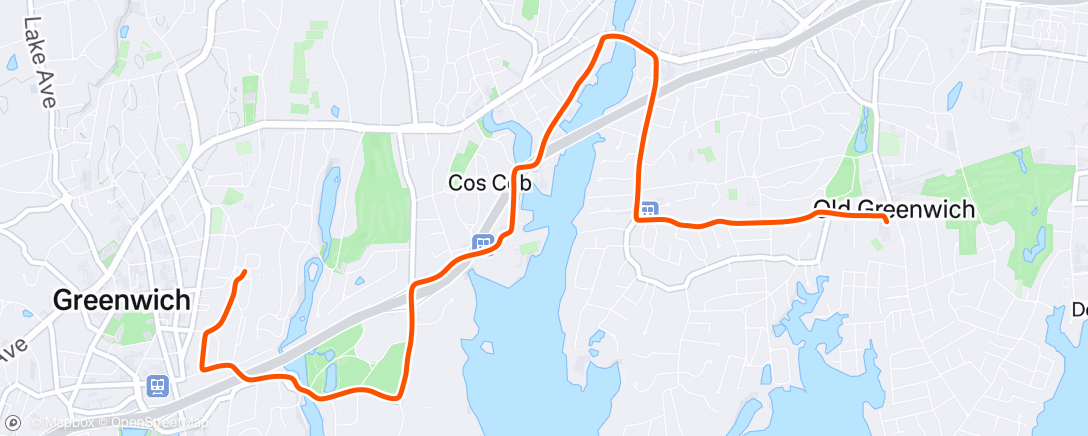 Map of the activity, Afternoon Ride
