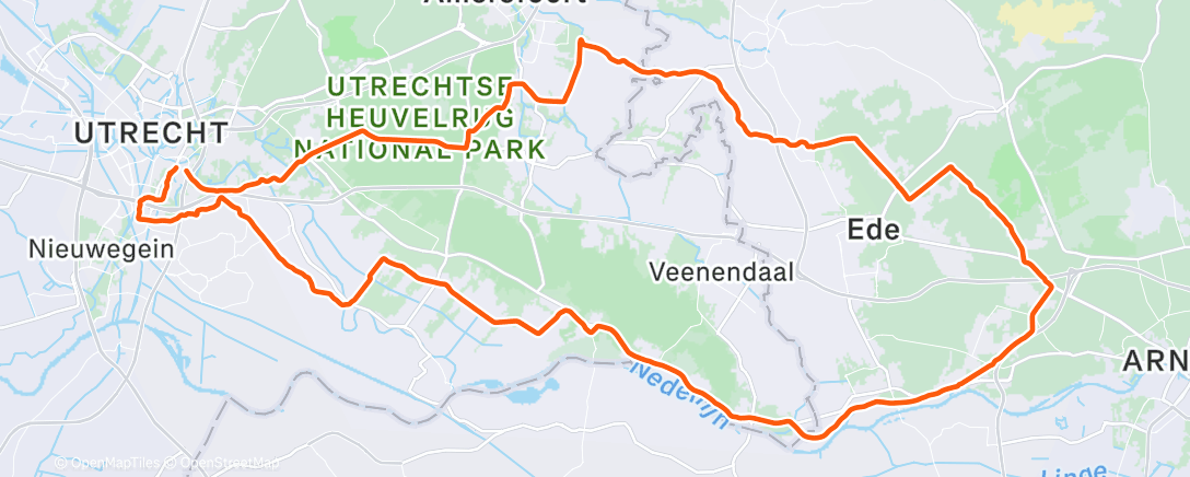 Map of the activity, Middagrit