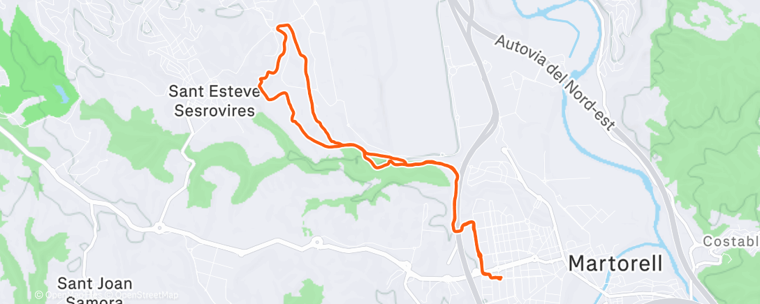 Map of the activity, Pretemporada 💪