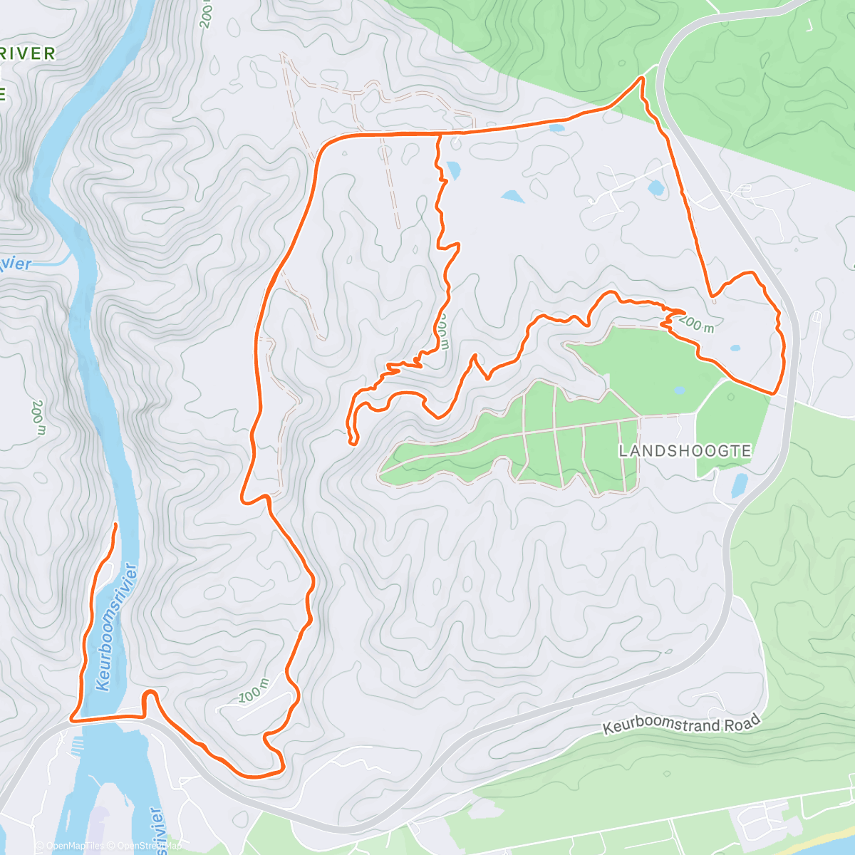 Карта физической активности (Morning Ride - Plet jou lekker ding! 🤘🏼)