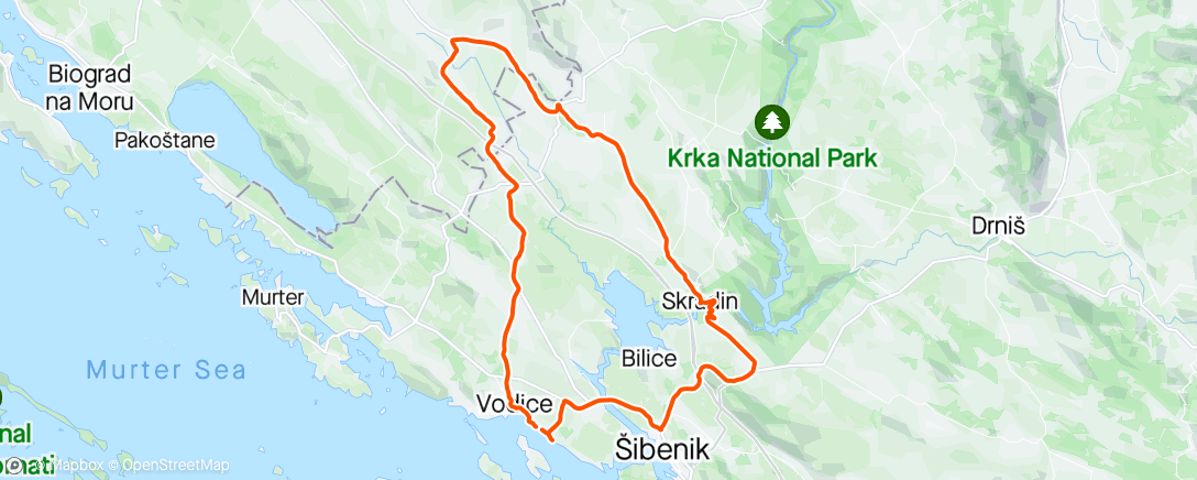 Map of the activity, 🇭🇷 dag 2