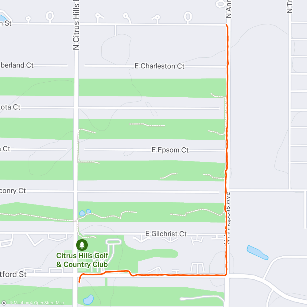 Map of the activity