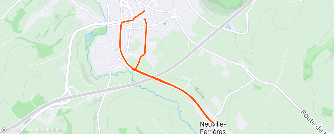 Map of the activity, Neufchâtel