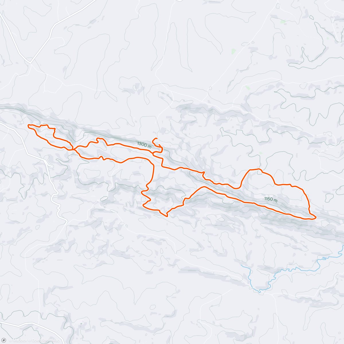 Map of the activity, Serra da Bocaina 2024