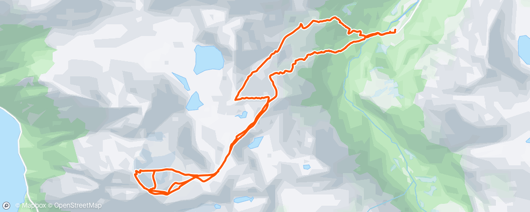Map of the activity, 21/04/2024 Saufjellet via Fløtatinden