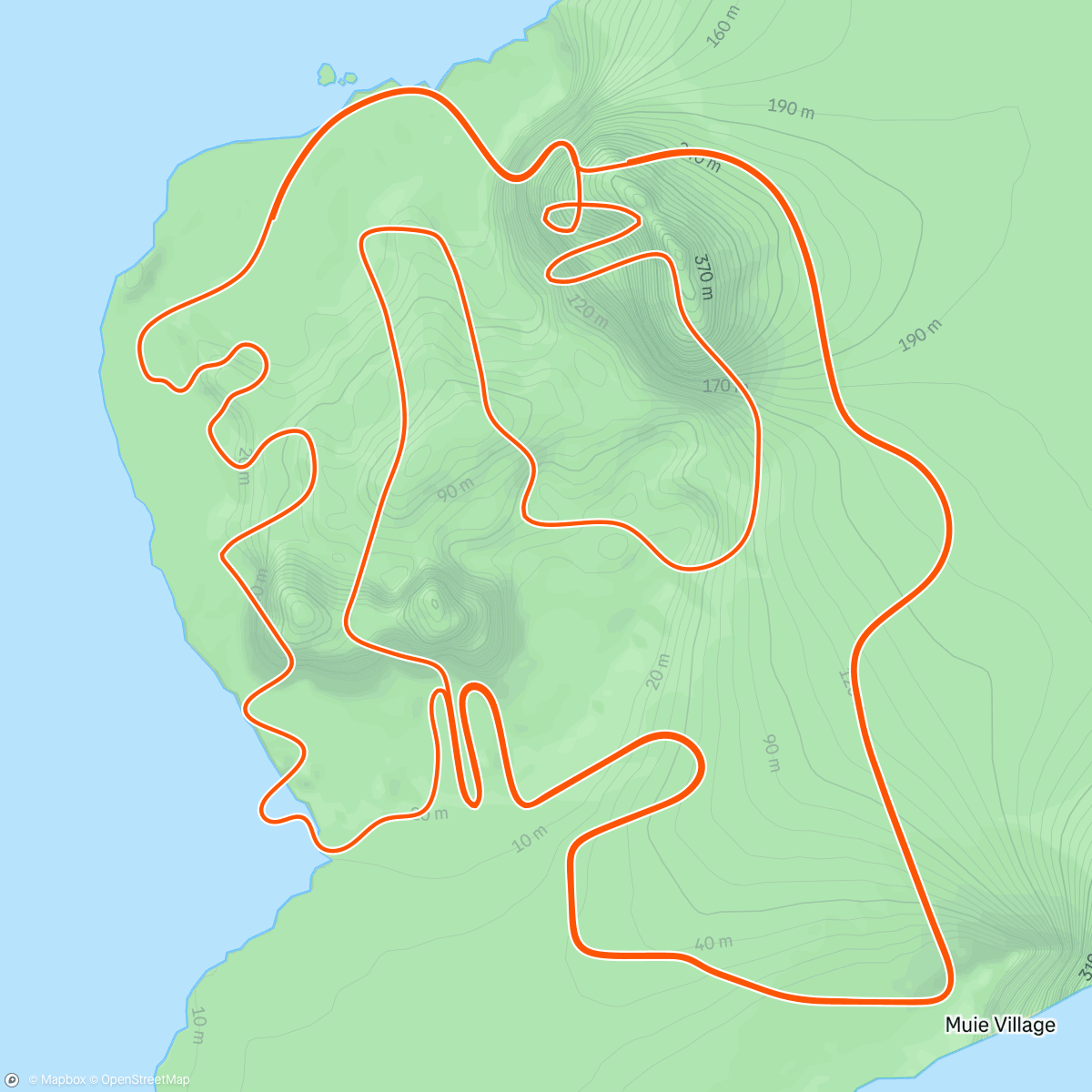 Map of the activity, Zwift - Z2 60min on Figure 8 in Watopia