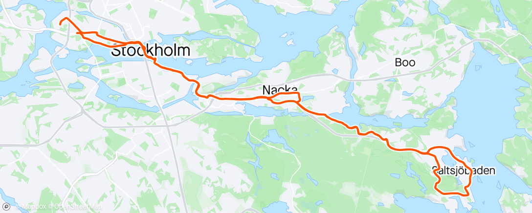Karte der Aktivität „Saltsjöbaden”