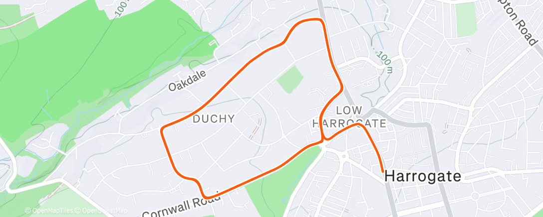 Map of the activity, Zwift - Zwift Pro Training Camp: INEOS Grenadiers | Team Workout 2 on Queen's Highway in Yorkshire