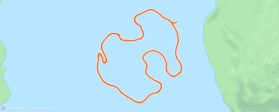 Map of the activity, Zwift - 16. Power Party in Watopia
