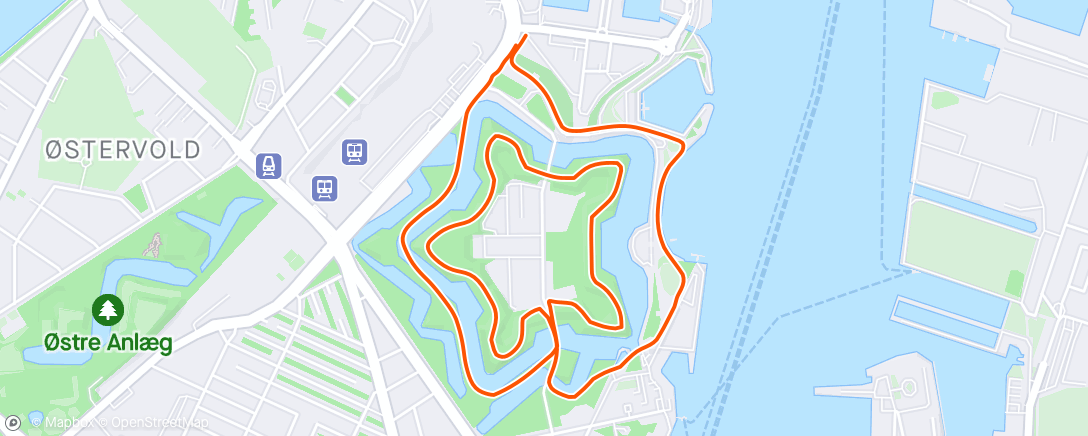 Map of the activity, Above Sports Work Run #2