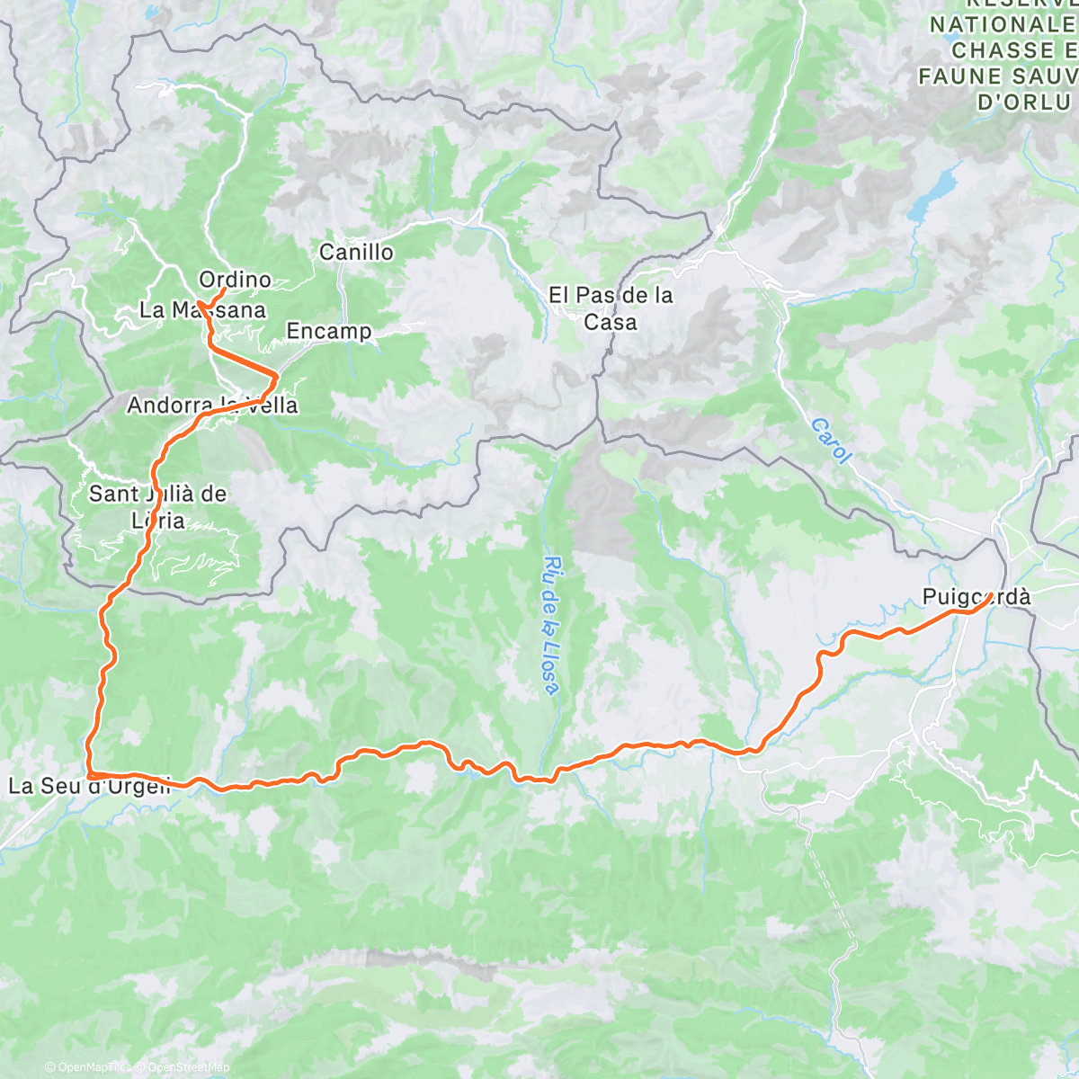 Mapa da atividade, Nice loop