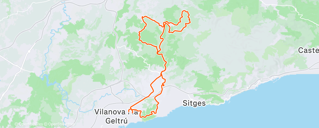 Map of the activity, De escalada por la zona... 💪🏼🔥