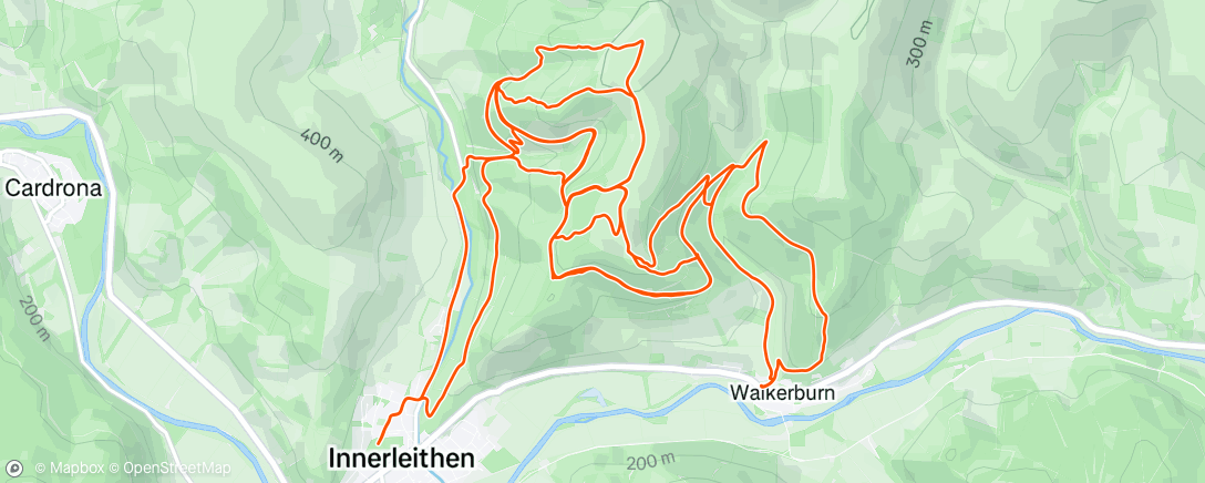 Map of the activity, Morning E-Mountain Bike Ride