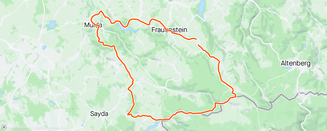 Map of the activity, Slalom um Bierkästen in Handwagen