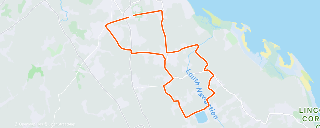 Map of the activity, Morning Ride