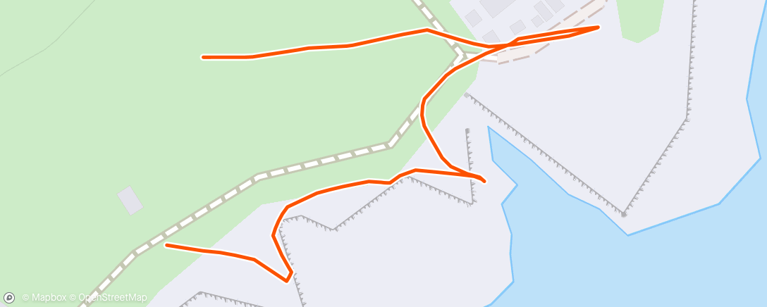 Map of the activity, Afternoon Walk