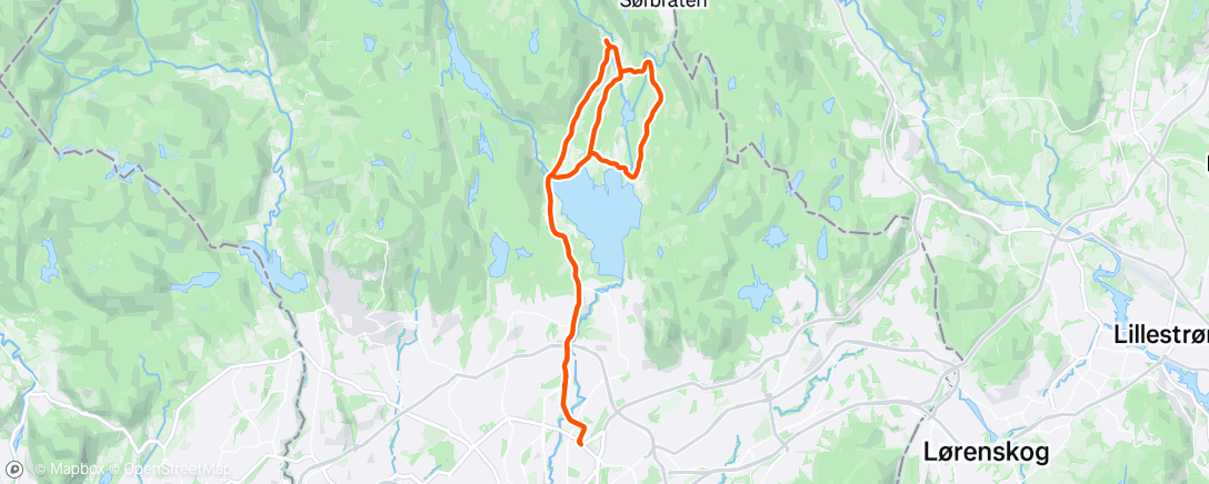 Map of the activity, Time i Maridalen