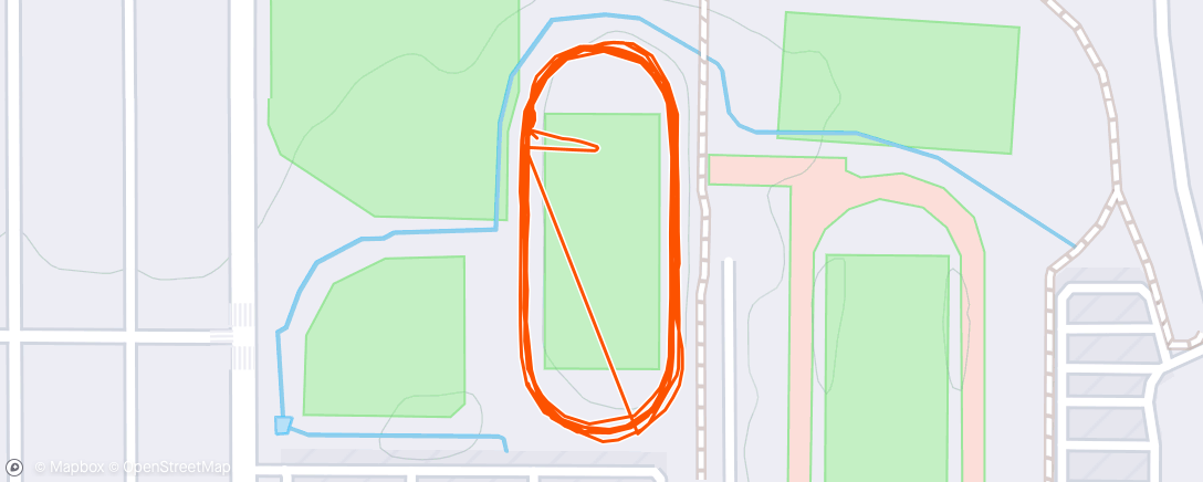 Map of the activity, Morning Run