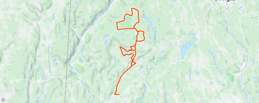 Map of the activity, Wramblers Road Trip Ride