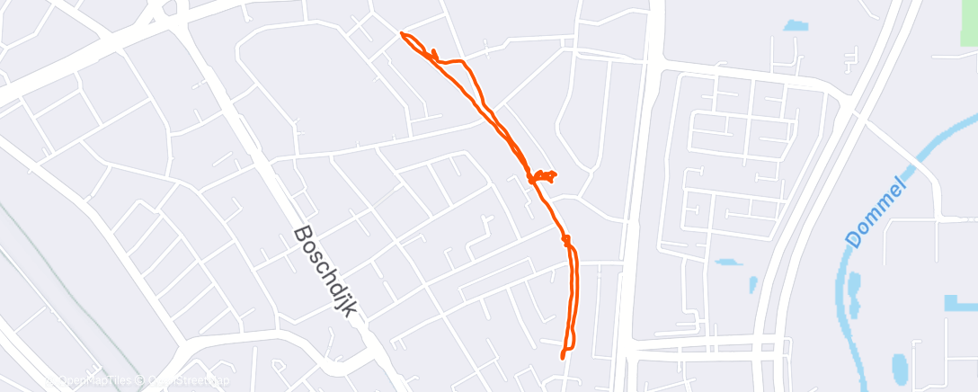 Map of the activity, Morning Walk