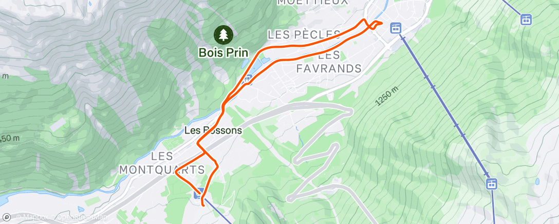 Map of the activity, Morning Ride