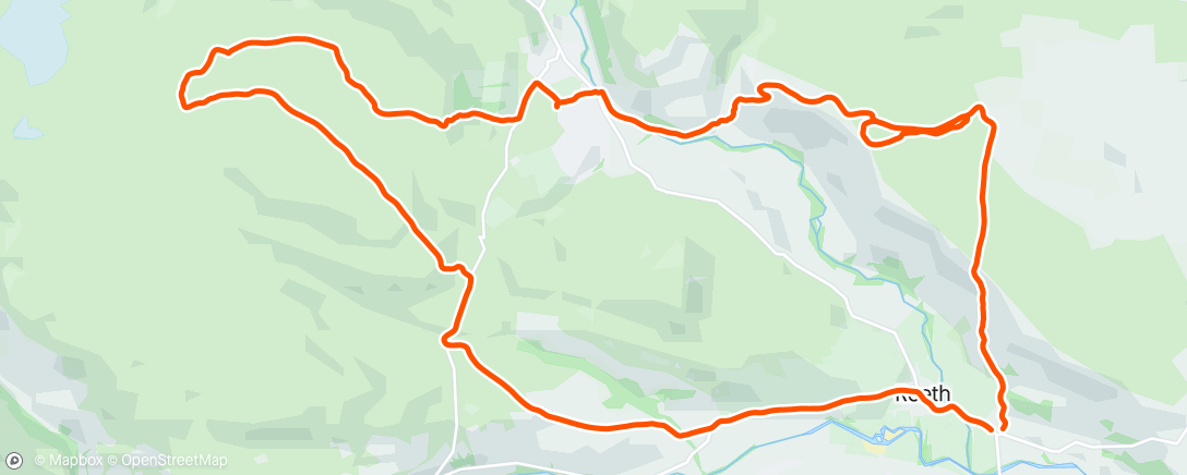 Map of the activity, Got proper lost up on the dales, thankfully the eeb meant I got back on track quickly
