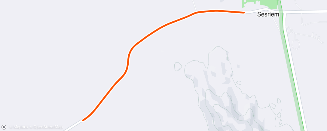 Map of the activity, ROUVY - 7 Minute Cooldown