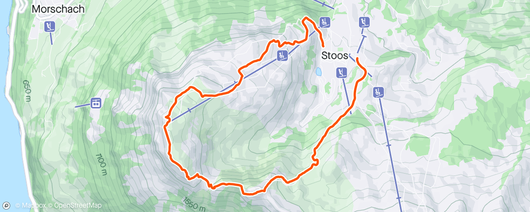 Map of the activity, Stoss