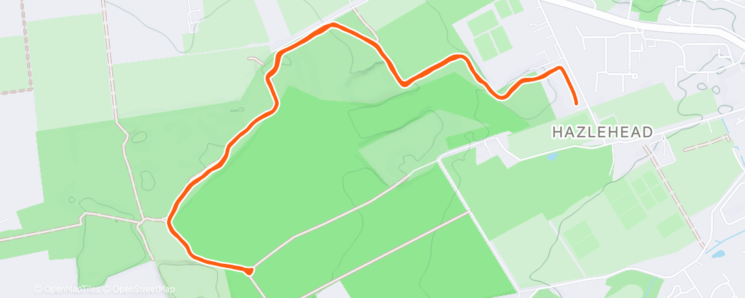 Map of the activity, Hazlehead parkrun -  A tricky decision on proceeding was made with huge thanks to Iain Thom, Phil Mann, and Naomi Milne for the days before clearing the ice ❄️ and checking the route was safe.