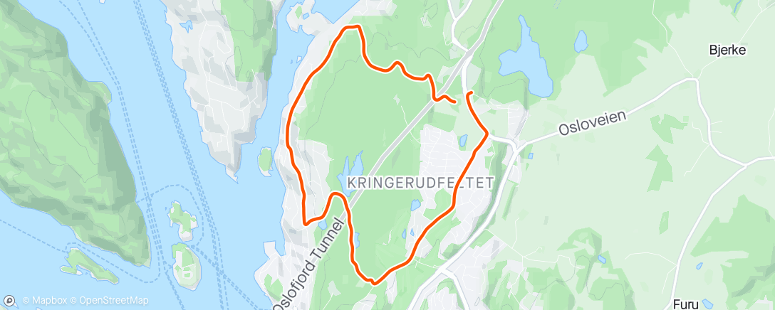 Map of the activity, Drøbak daddy’s 👶🛒🏃‍♂️