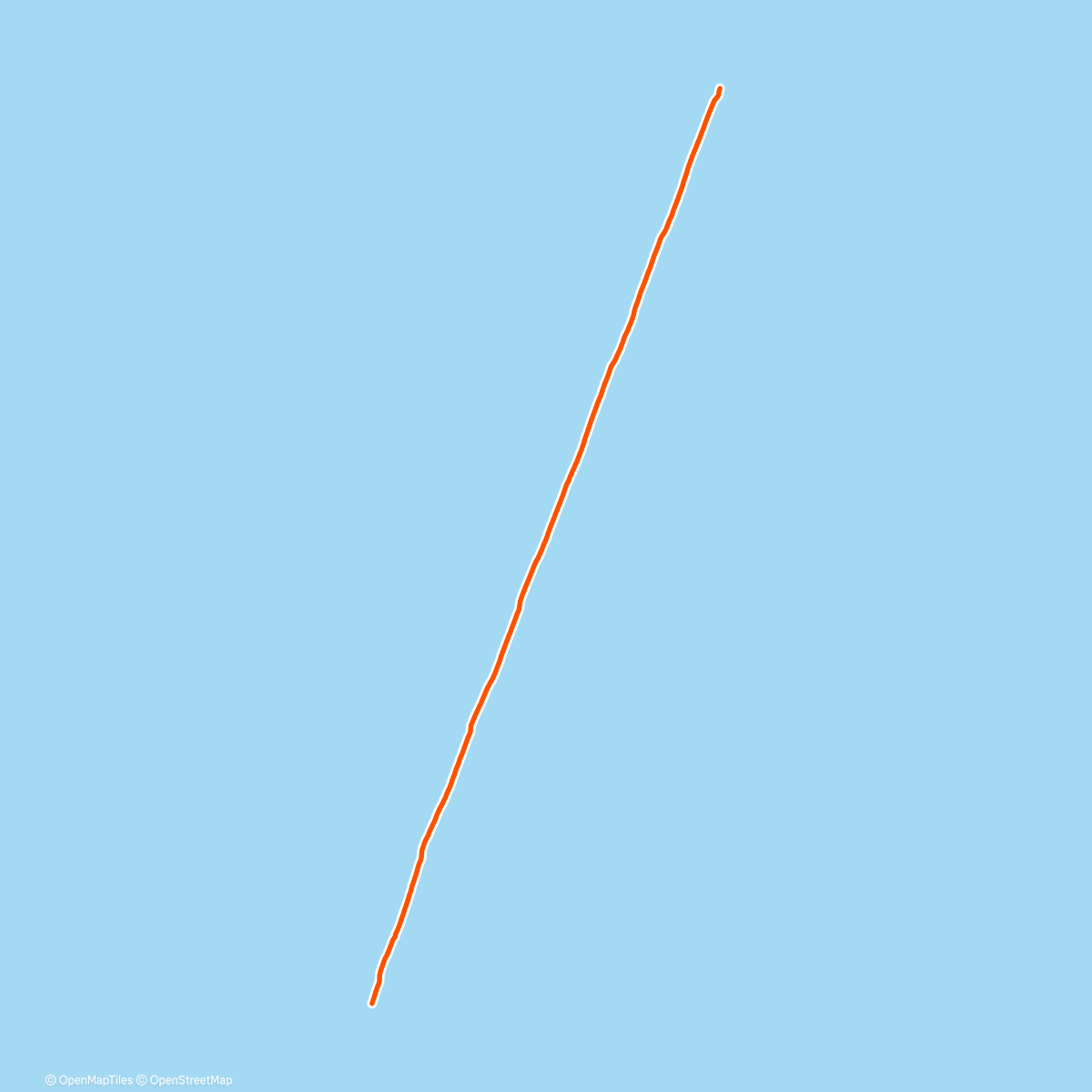 Map of the activity, Evening Boat Walk