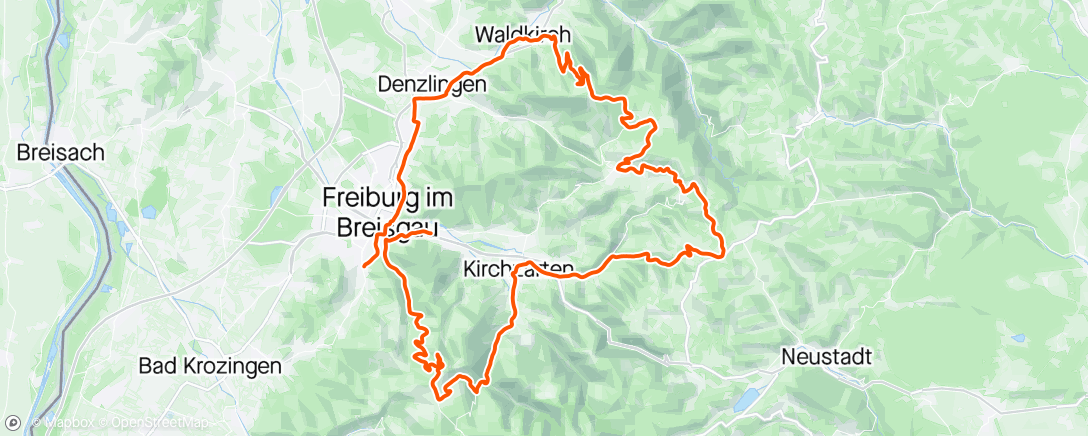 Map of the activity, Freiburg Day 1 ⛰️🌤