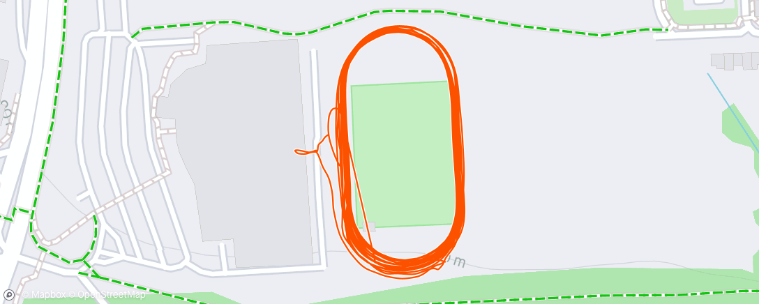 Map of the activity, Horley Harriers track 600x200(X5) 200x200(X3)