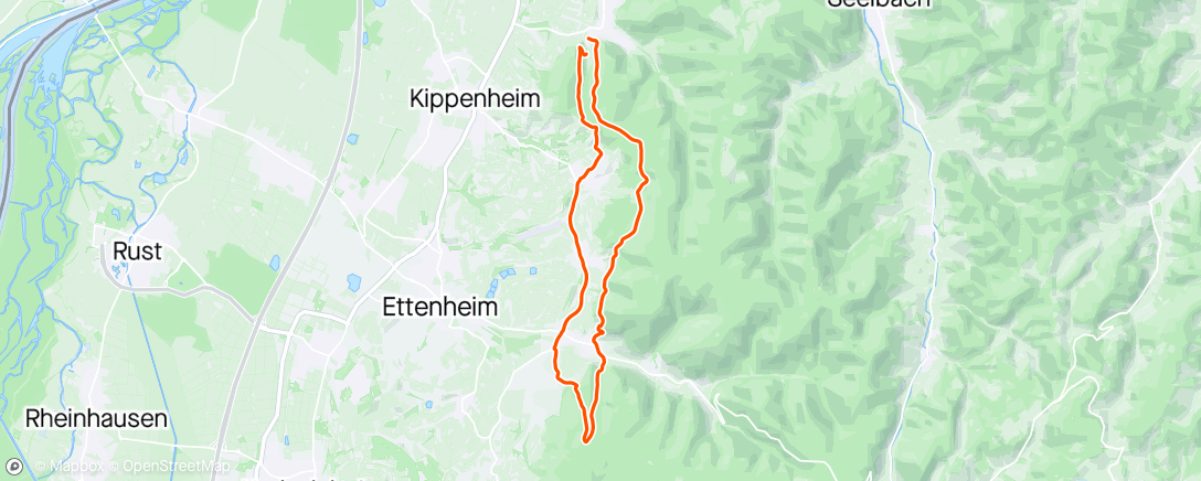 Karte der Aktivität „Traillauf am Morgen”