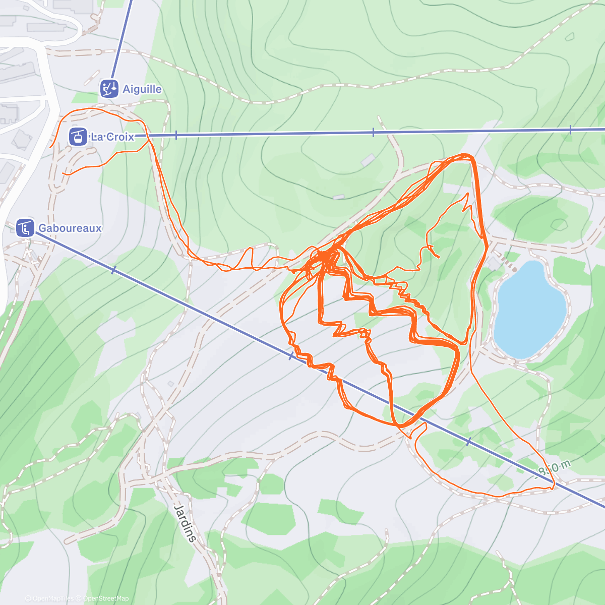 Map of the activity, Chamrousse Championnats de France de Relais mixte