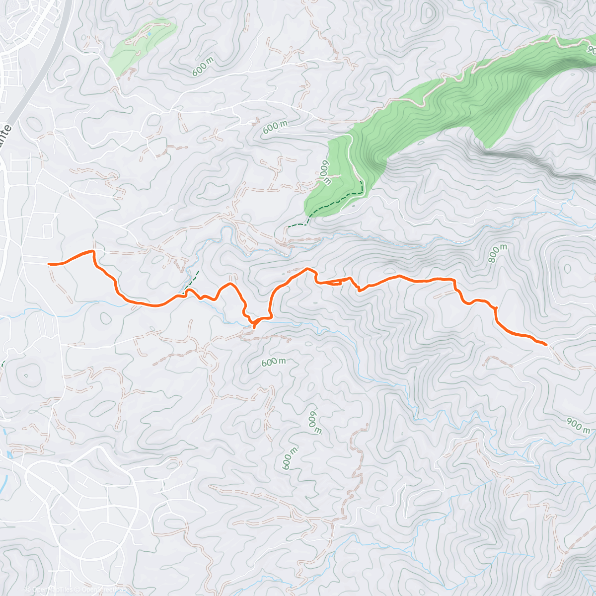 Карта физической активности (Running, Roscón y chocolate)