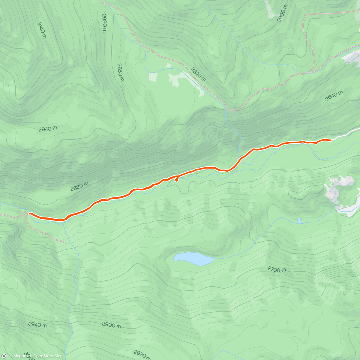 Map of the activity, Big Thompson River
