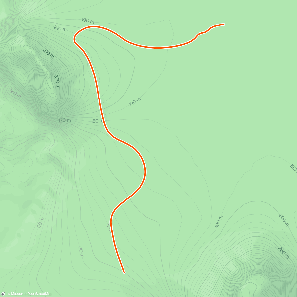 Mapa de la actividad (Zwift - Pacer Group Ride: Triple Flat Loops in Watopia with Maria)