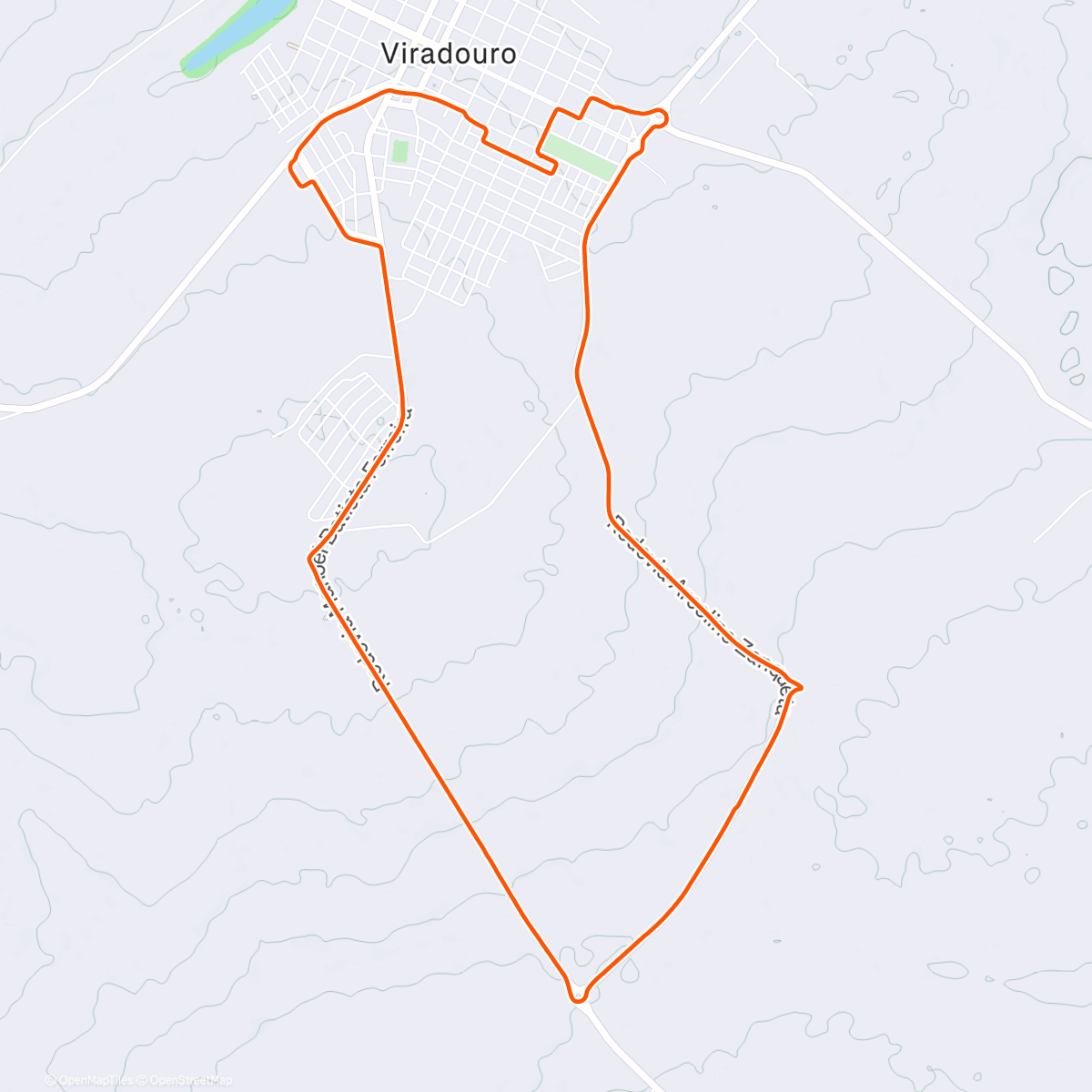 Map of the activity, Treino de manutenção.