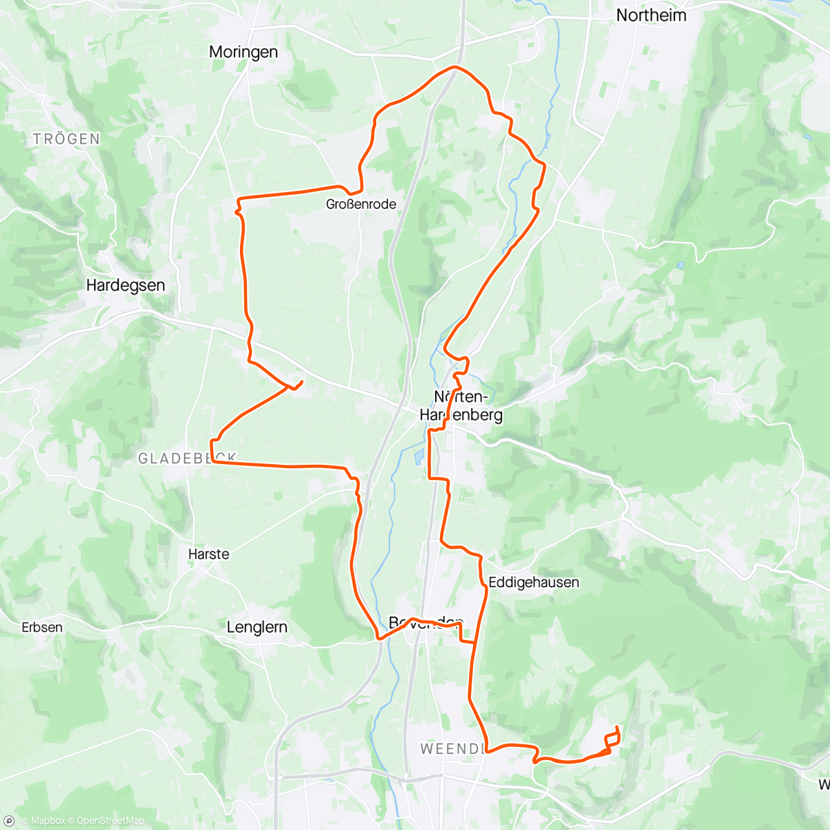 アクティビティ「Challenge 50/8 - Eis-Zwergen-Runde」の地図