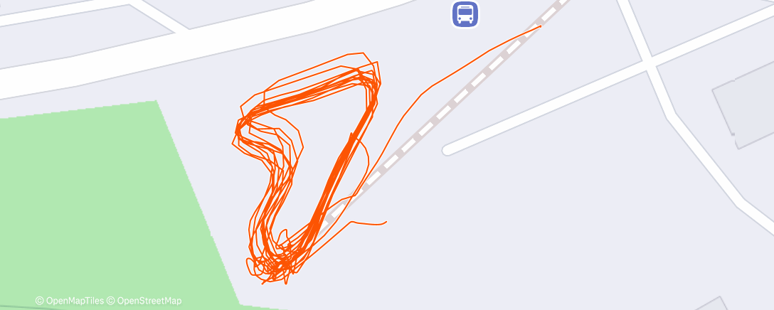 Map of the activity, Afternoon Ride