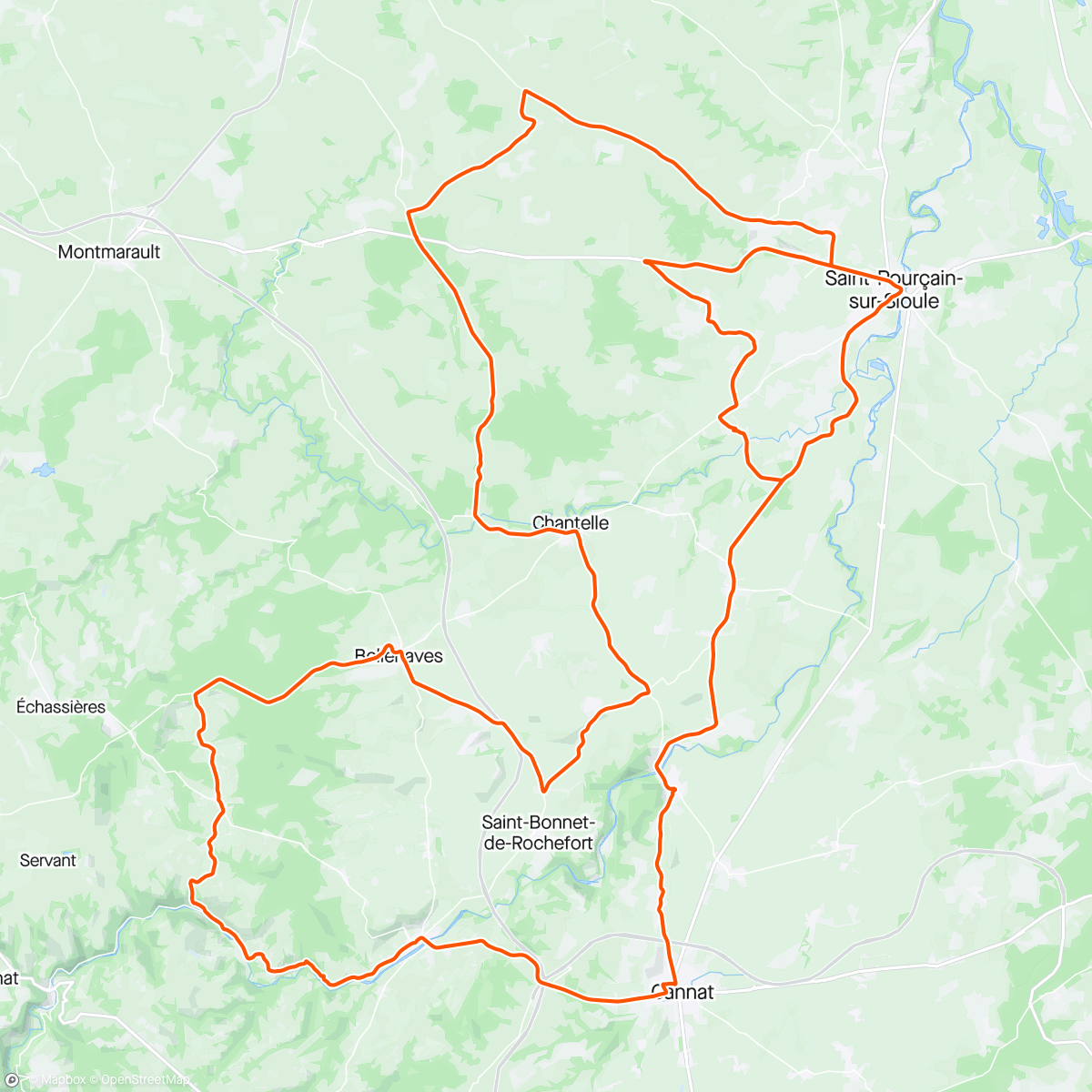 Map of the activity, 🇫🇷 Critérium du Dauphiné 2.UWT