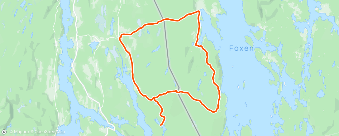 Mapa da atividade, Svenskerunden på grus