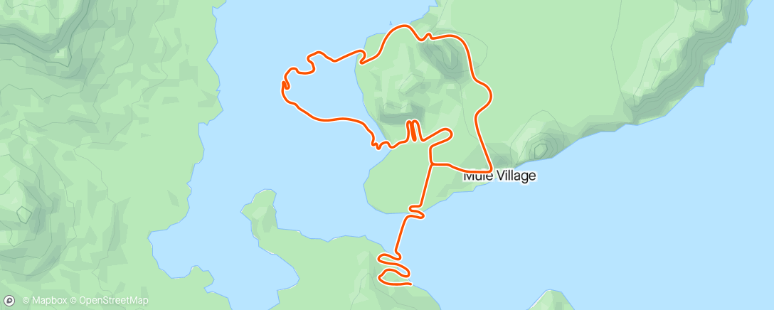 Map of the activity, Zwift - ((30-15)x12)x 2 in Watopia