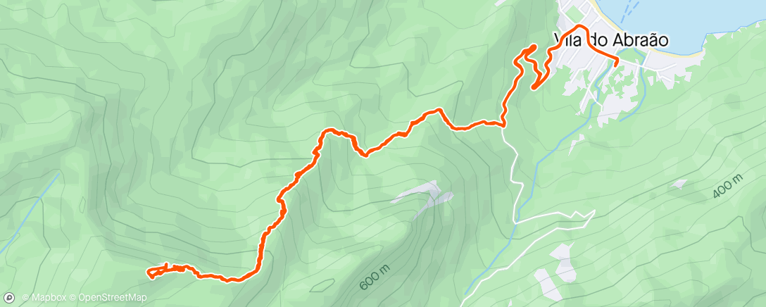 Map of the activity, Pico de Papagaio