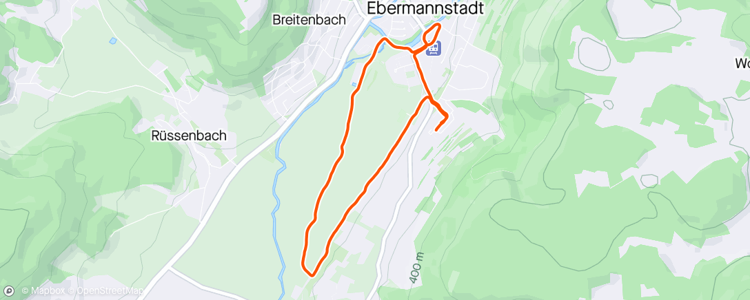 Map of the activity, Lauf am Morgen🏃‍♂️