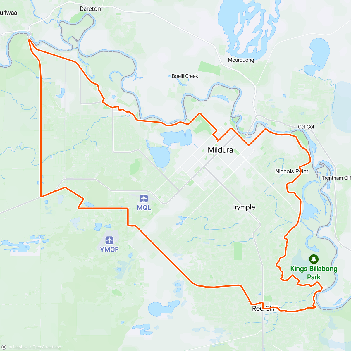 Map of the activity, Unbelievably nice day for a ride.